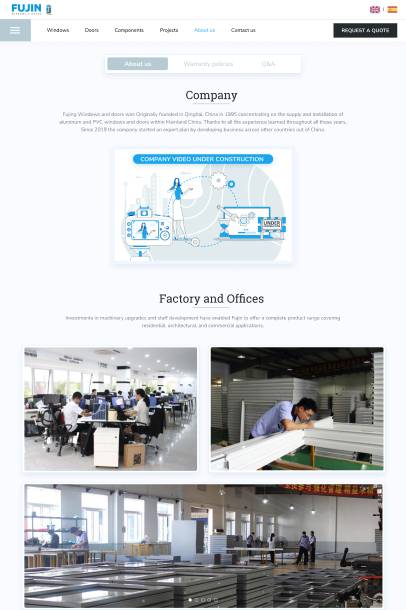 Fujinwd: Windows and Doors Manufacturing  Company designs