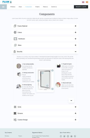 Fujinwd: Windows and Doors Manufacturing  Company designs