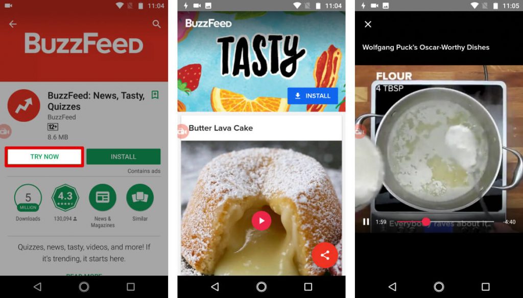 buzzfeed instant app