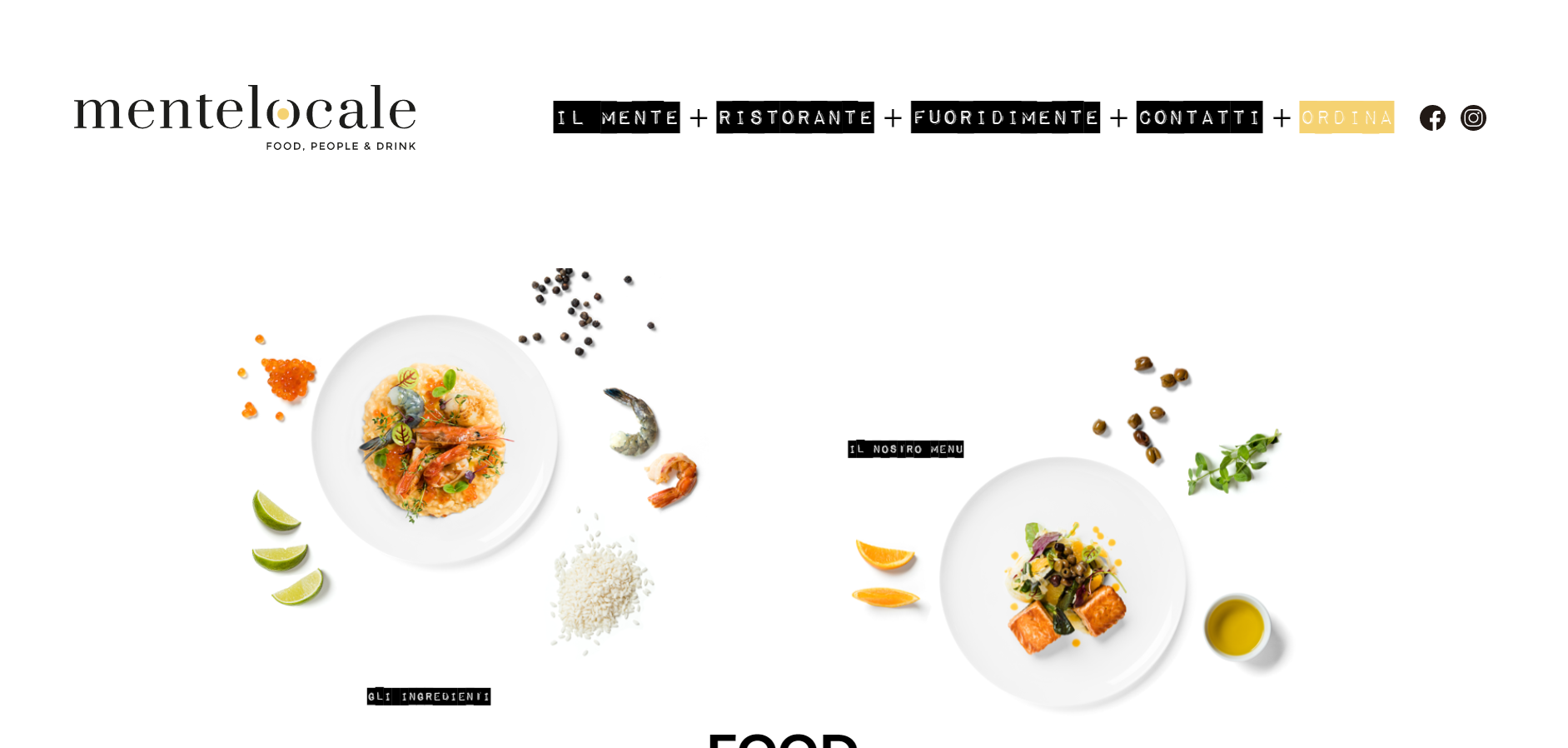 Landing page of Mentelocale - Brescia 