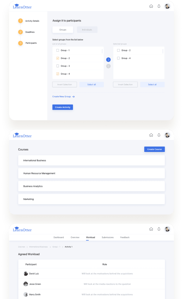 Collaborative Learning Platform for Students designs